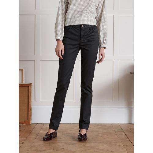 Jean slim enduit femme pas cher sale